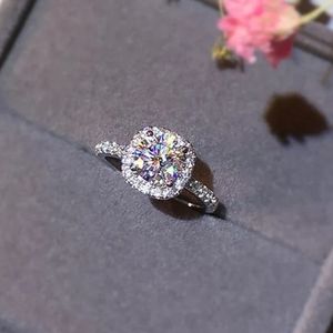 New silver plated white sapphire statement ring